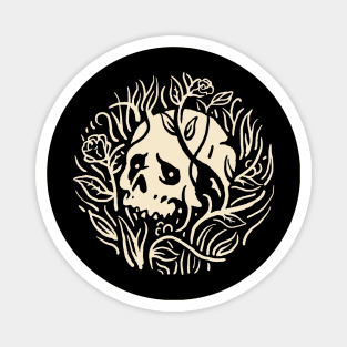 Skull Plants Magnet